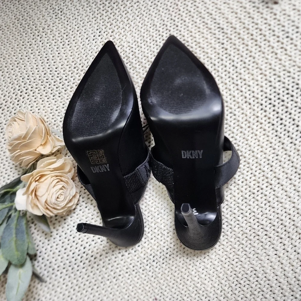 DKNY black high heels size 7.5 NEW - Picture 7 of 7